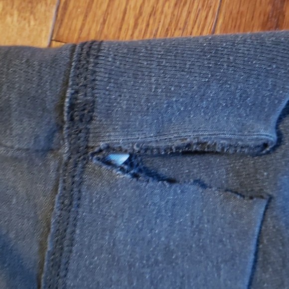 HOLLISTER HOODED SWEATSHIRT,  SIZE LARGE GRAY HOODIE - Picture 3 of 5